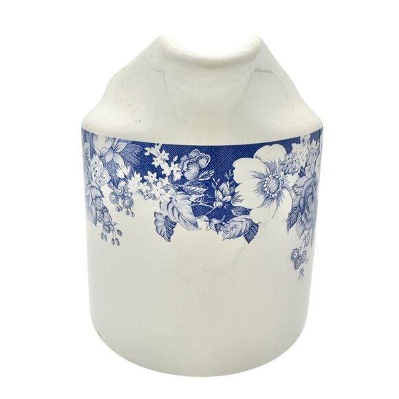 Nautica Bermuda Tablewares Creamer With Blue Floral Design Portugal Vintage - Picture 3 of 8